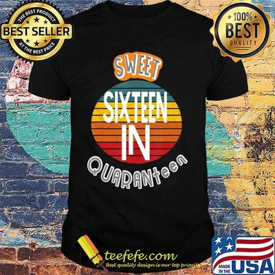 Quarantine Birthday Gift Tee for a Sweet 16 In Quaranteen T-Shirt