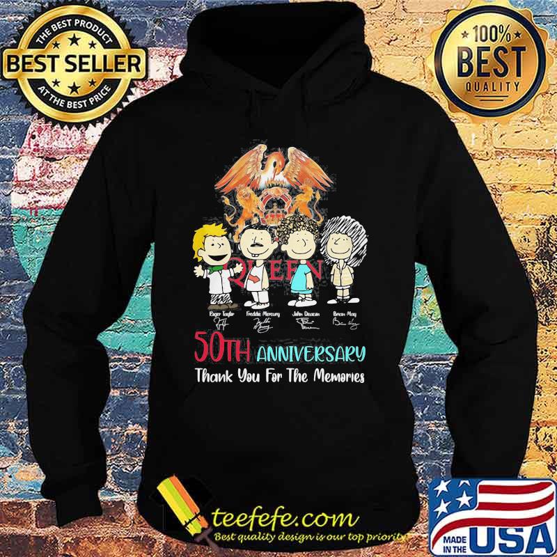Queen 50th anniversary thank you for the memories signatures s Hoodie Queen 50th anniversary thank you for the memories signatures s Hoodie