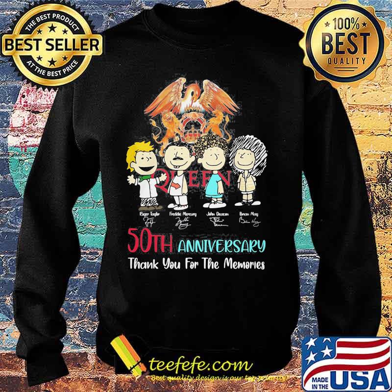 Queen 50th anniversary thank you for the memories signatures s Sweater Queen 50th anniversary thank you for the memories signatures s Sweater