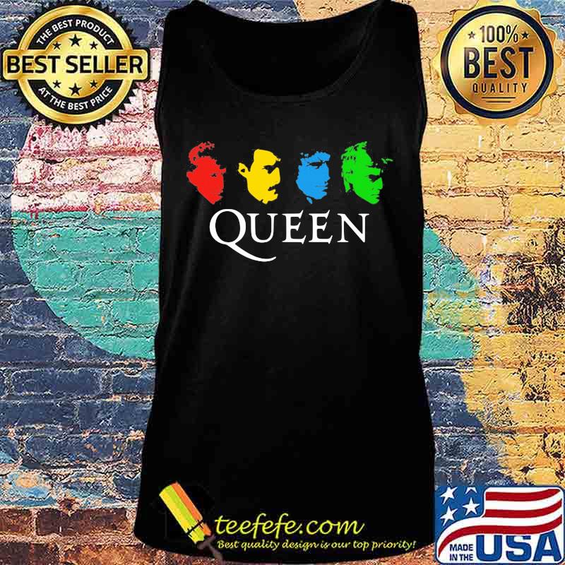 Queen band faces color s Tank top Queen band faces color s Tank top