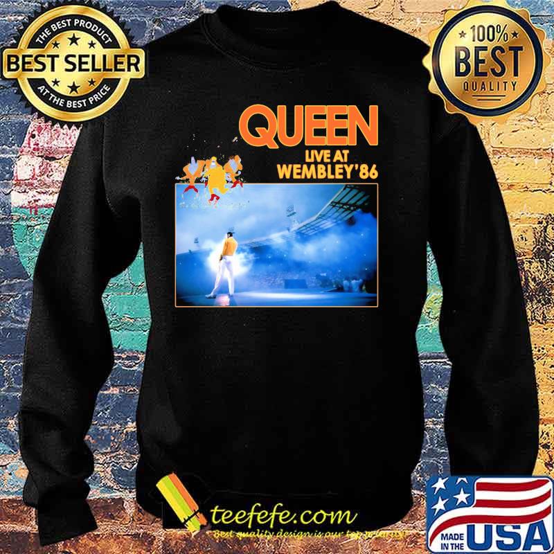 Queen band live at wembley 86 s Sweater Queen band live at wembley 86 s Sweater