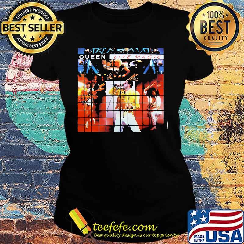Queen band live magic 1986 s Ladies tee Queen band live magic 1986 s Ladies tee