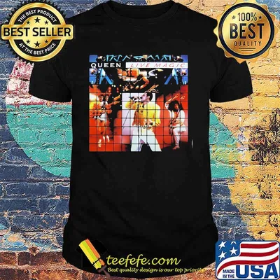 Queen band live magic 1986 shirt