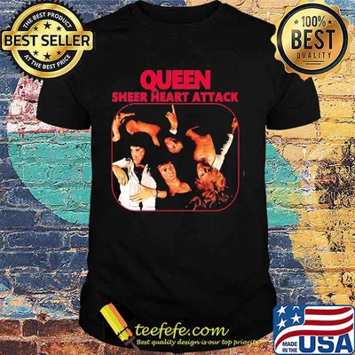 Queen band sheer heart attack shirt