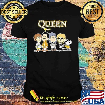 Queen band the peanuts members shirt
