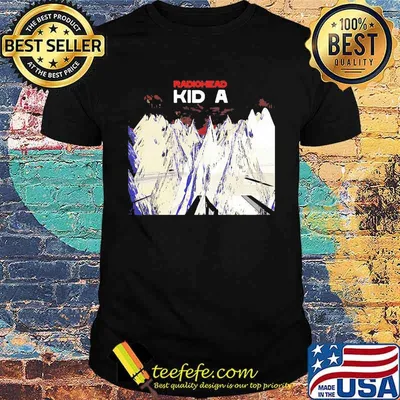 Radiohead kid a band shirt