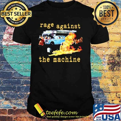Rage against the machine fire shirt