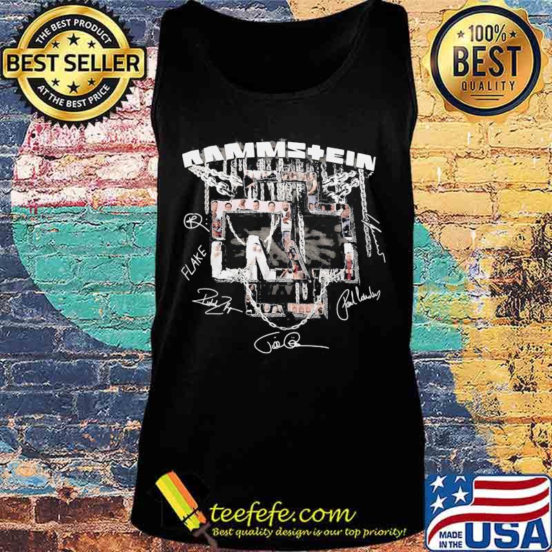Rammstein band members signatures s Tank top Rammstein band members signatures s Tank top