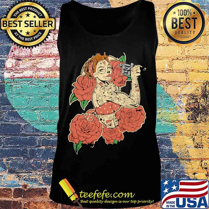 Real Girls Wear Inks Flower Tattoos s Tank top Real Girls Wear Inks Flower Tattoos s Tank top