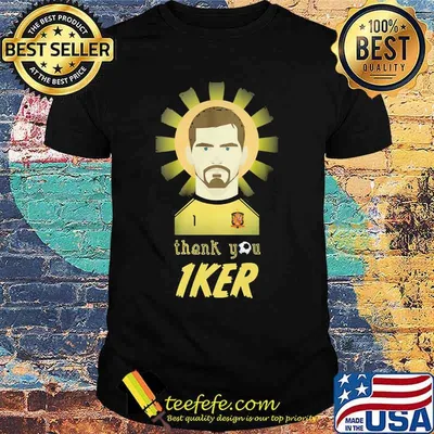 Real madrid iker casillas thank you shirt