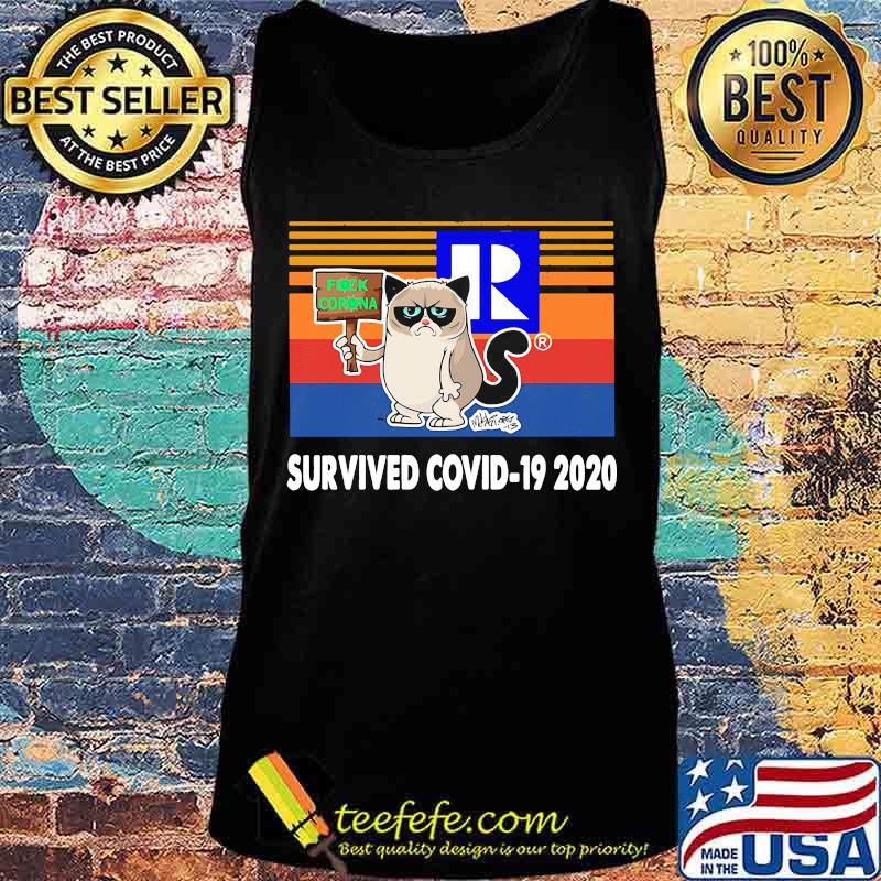 Realtor meme cat fuck coronavirus survived covid-19 2020 vintage retro s Tank top Realtor meme cat fuck coronavirus survived covid-19 2020 vintage retro s Tank top