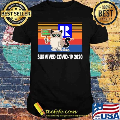 Realtor meme cat fuck coronavirus survived covid-19 2020 vintage retro shirt