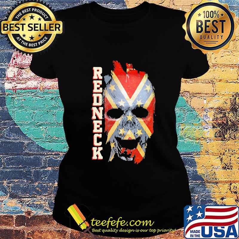 Redneck skull british flag s Ladies tee Redneck skull british flag s Ladies tee