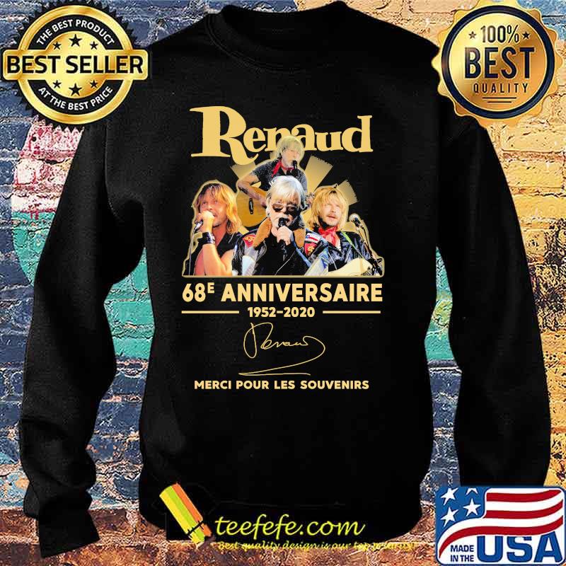 Renaud 68r anniversary 1952 2020 thank you for the memories signature s Sweater Renaud 68r anniversary 1952 2020 thank you for the memories signature s Sweater