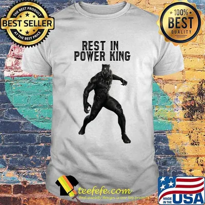 Rest in power king black panther chadwick rip shirt