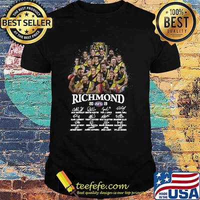 Richmond football club 2019 players signatures shirt