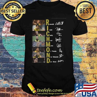 Richmond football club signatures shirt
