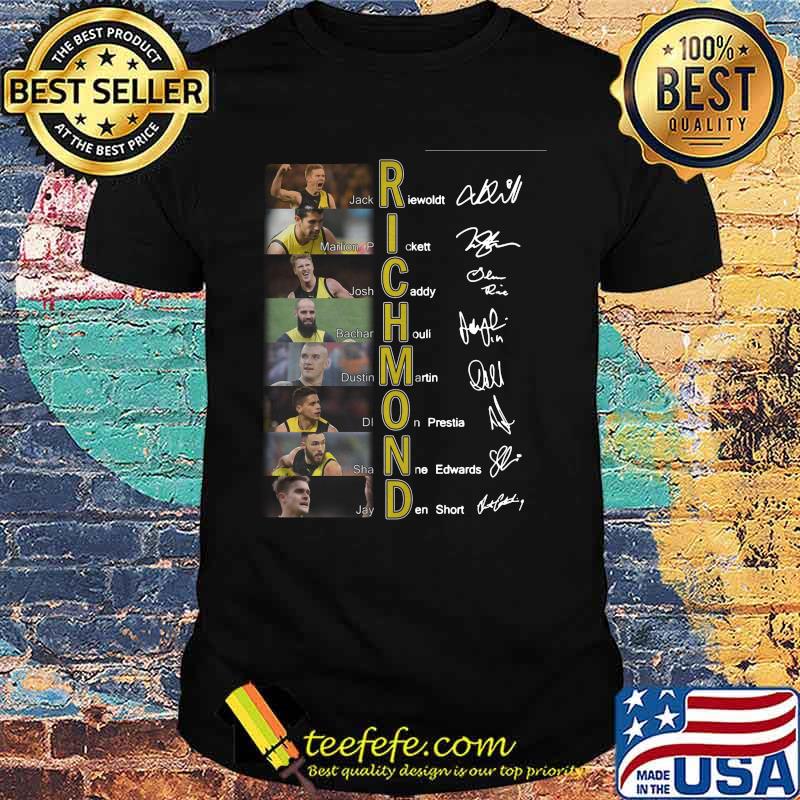 Richmond football club signatures shirt