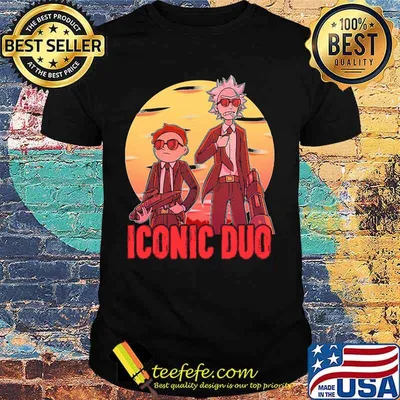 Rick and morty fbi iconic duo shirt