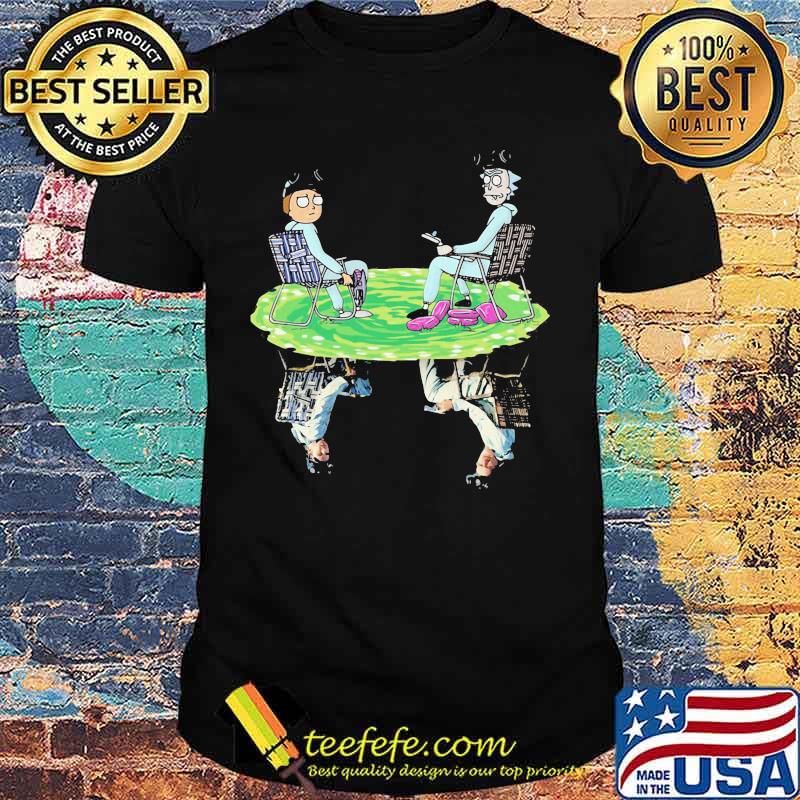 Rick and morty water mirror reflection breaking bad shirt Rick and morty water mirror reflection breaking bad shirt