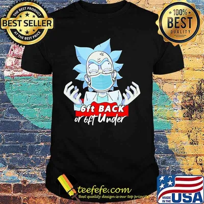 Rick mask 6ft back or 6ft under shirt