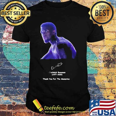 Rip black panther chadwick Boseman 1977 2020 thank you for the memories signature shirt
