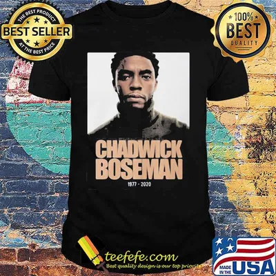 Rip black panther chadwick Boseman actor 1977 2020 shirt