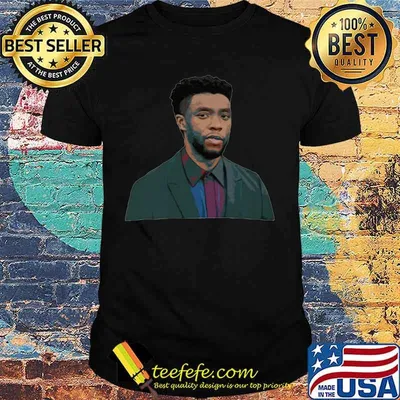 Rip black panther chadwick Boseman actor art shirt