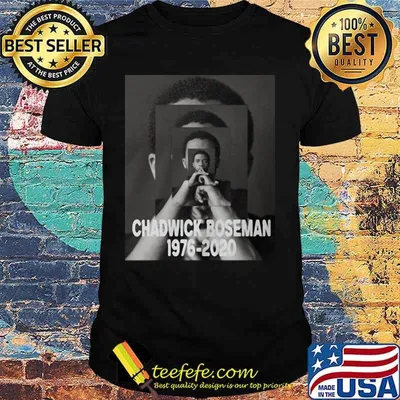 Rip chadwick boseman black panther 1976 2020 pictures shirt