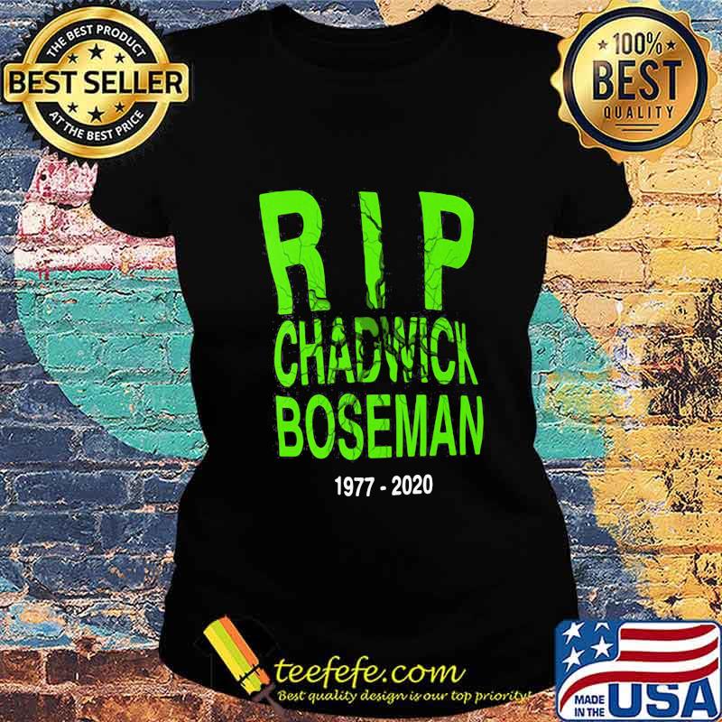 Rip chadwick boseman black panther 1977 2020 s Ladies tee Rip chadwick boseman black panther 1977 2020 s Ladies tee