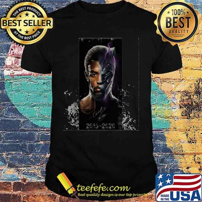 Rip chadwick Boseman black panther 2016 2020 signature shirt
