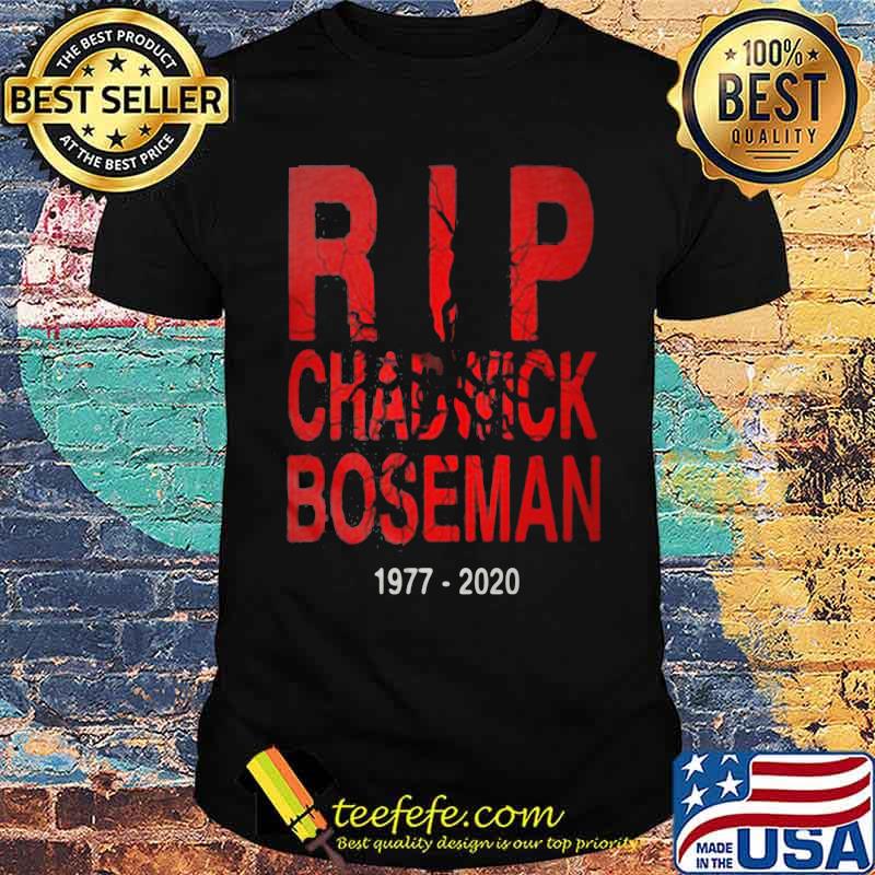 Rip chadwick boseman black panther actor 1977 2020 shirt