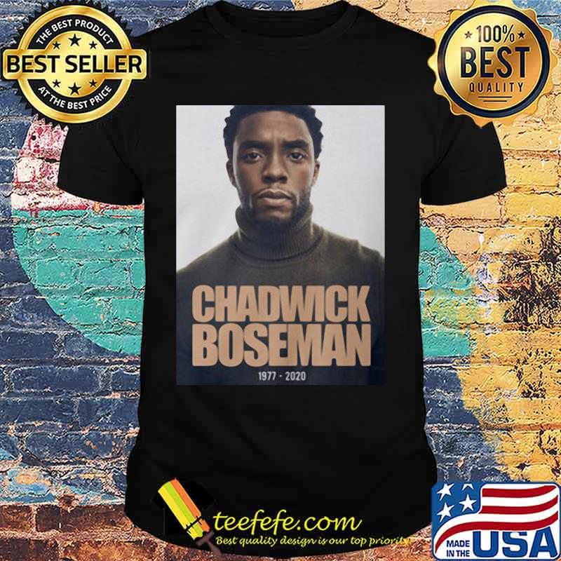 Rip chadwick boseman black panther wakanda forever 1977 2020 shirt