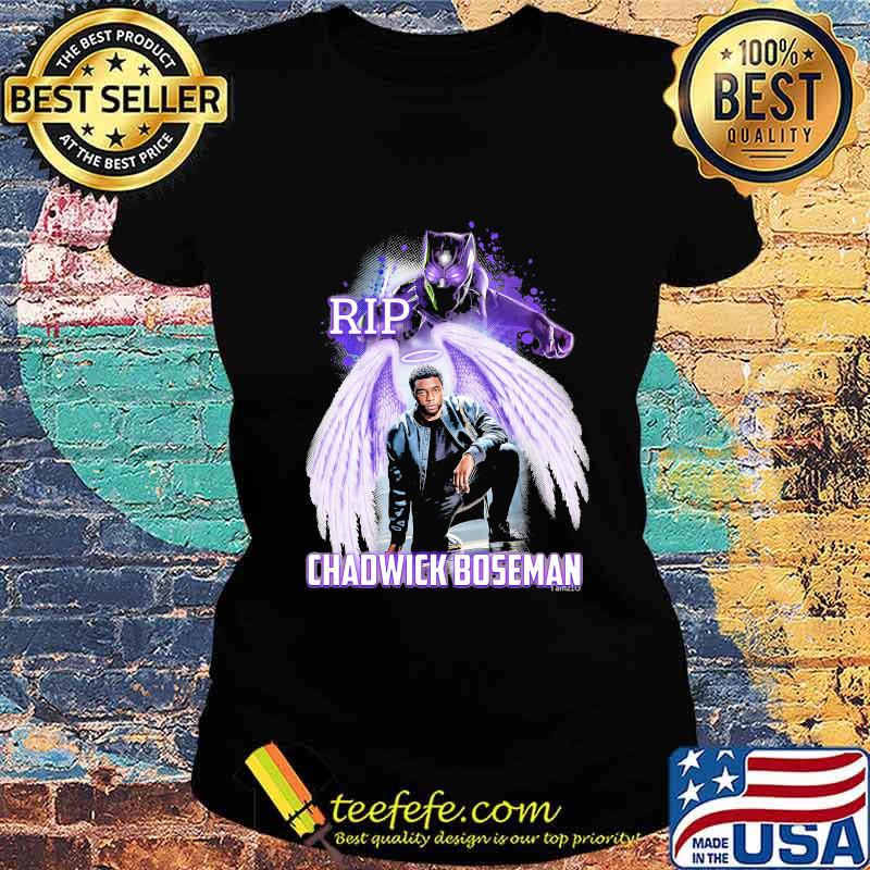 Rip chadwick boseman black panther wing angel s Ladies tee Rip chadwick boseman black panther wing angel s Ladies tee