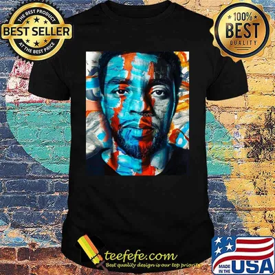RIP Chadwick Boseman cast art 2020 shirt