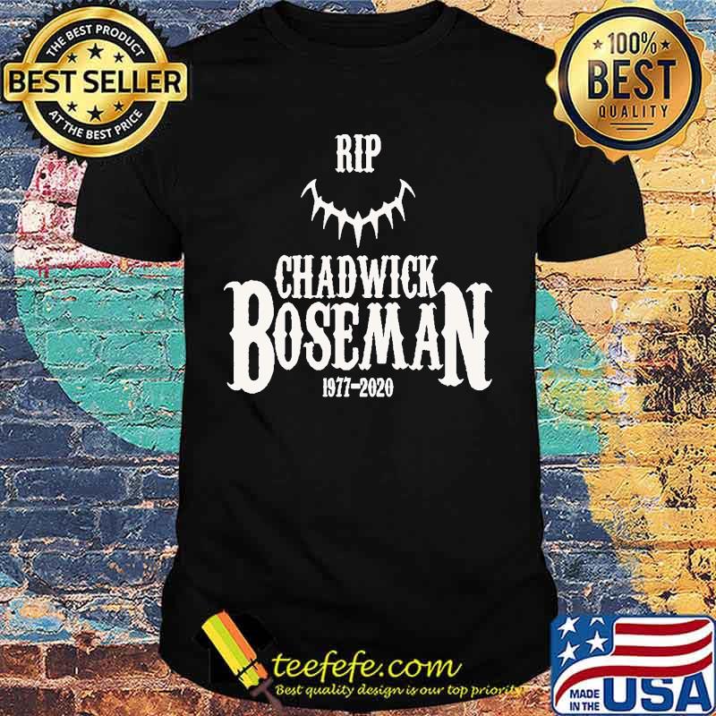 Rip chadwick boseman marvel heroes black panther actor 1977 2020 shirt