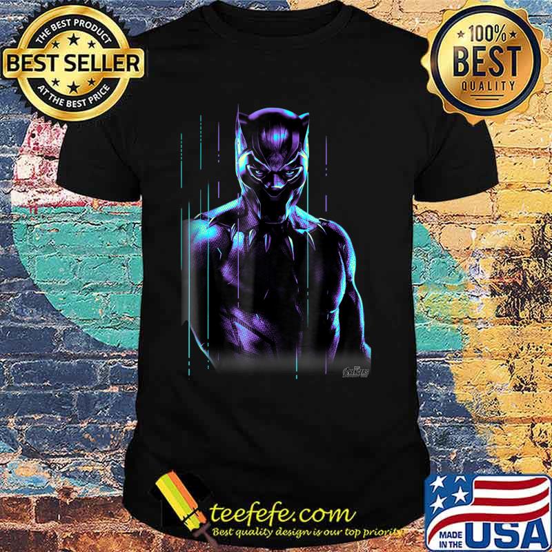 Rip Chadwick Boseman Marvel Infinity War Black Panther Neon Glow Graphic Shirt Rip Chadwick Boseman Marvel Infinity War Black Panther Neon Glow Graphic Shirt