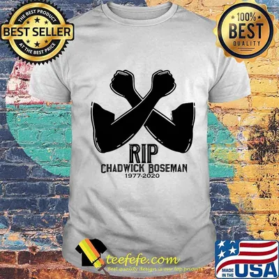 Rip chadwick Boseman1977 2020 hand shirt