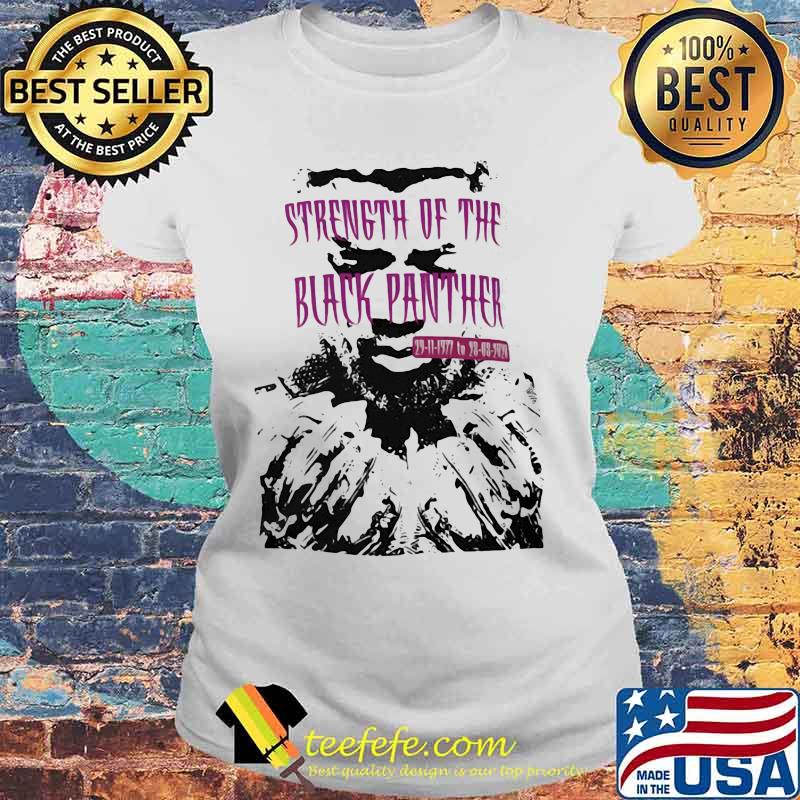 Rip chadwick strength of the black panther 1977 2020 s Laides tee Rip chadwick strength of the black panther 1977 2020 s Laides tee