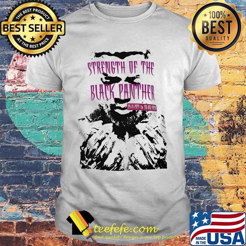 Rip chadwick strength of the black panther 1977 2020 shirt Rip chadwick strength of the black panther 1977 2020 shirt