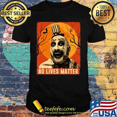 Rob zombie evil clown no lives matter shirt