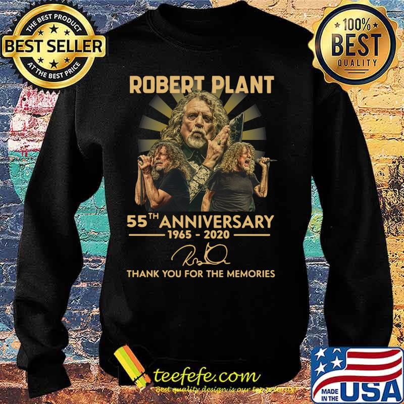 Robert plant 55th anniversary 1965 2020 thank you for the memories signature s Sweater Robert plant 55th anniversary 1965 2020 thank you for the memories signature s Sweater