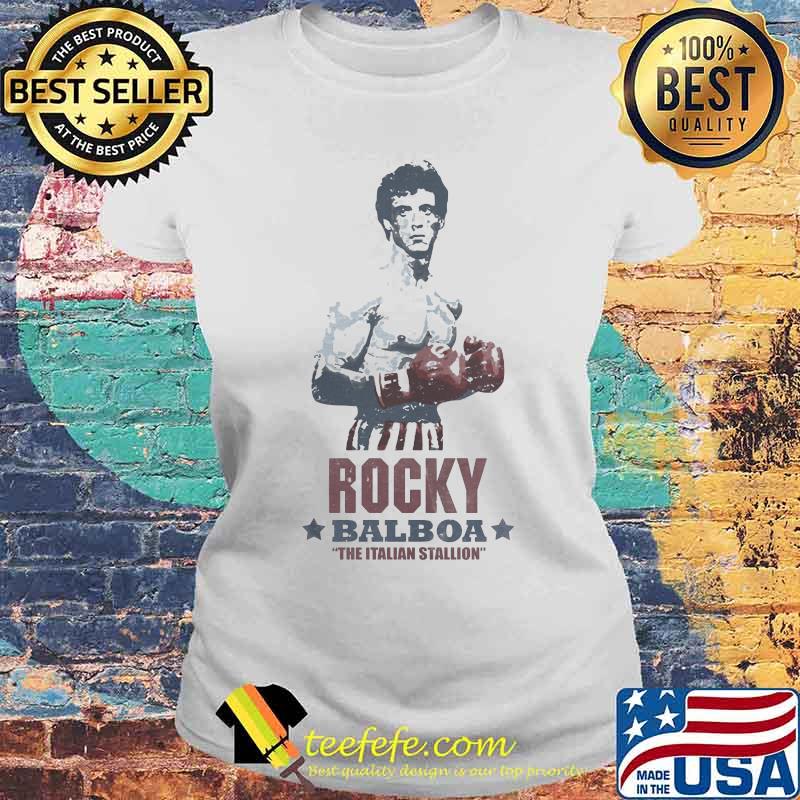 Rocky balboa boxing the italian stallion stars s Laides tee Rocky balboa boxing the italian stallion stars s Laides tee