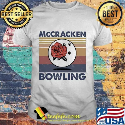 Rose mccracken bowling vintage retro shirt