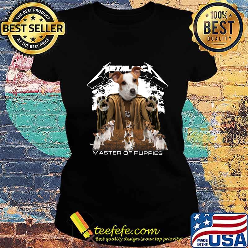 Russell terrier metallica master of puppies s Ladies tee Russell terrier metallica master of puppies s Ladies tee