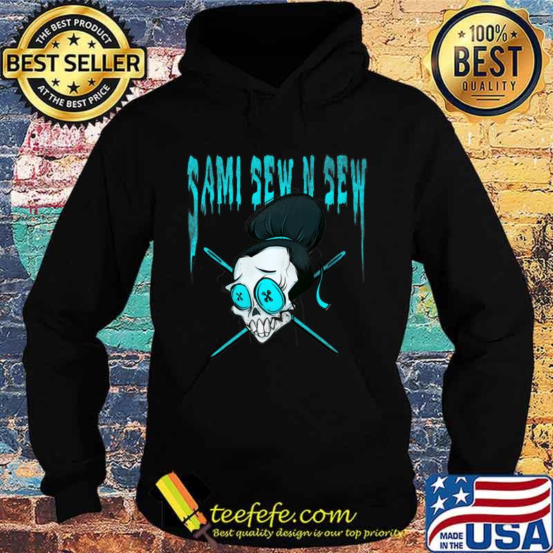 Sami Sew n Sew Skull Premium T-Shirt Hoodie Sami Sew n Sew Skull Premium T-Shirt Hoodie
