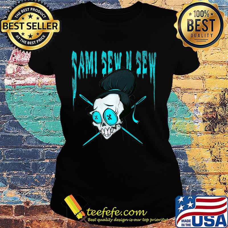 Sami Sew n Sew Skull Premium T-Shirt Ladies tee Sami Sew n Sew Skull Premium T-Shirt Ladies tee