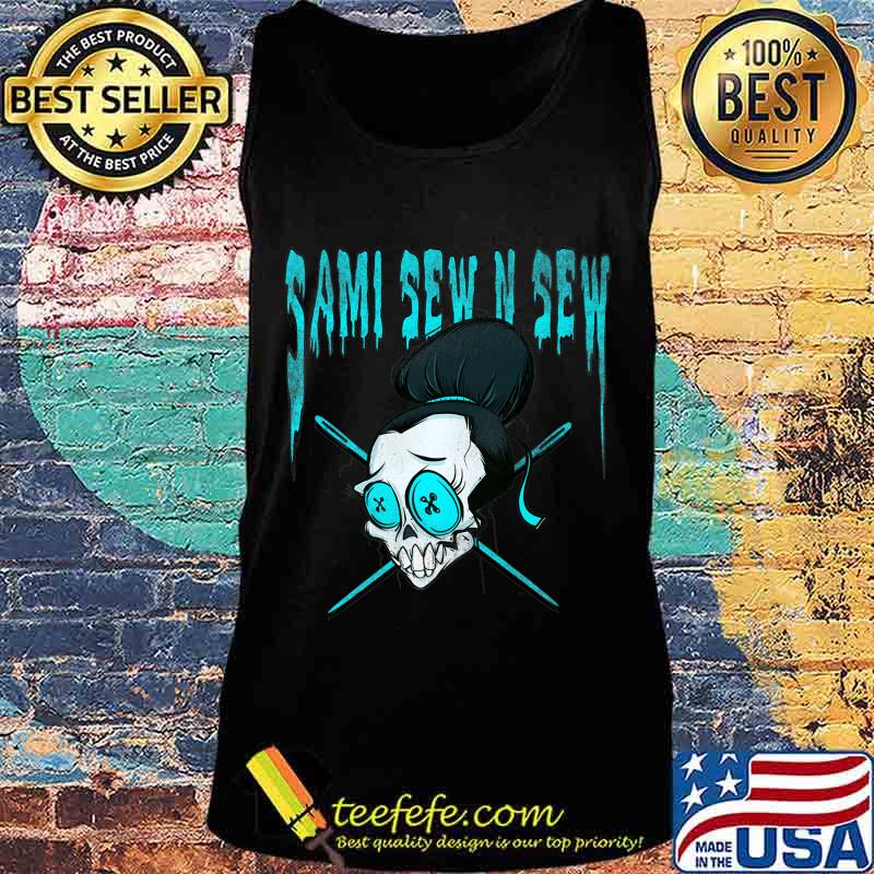 Sami Sew n Sew Skull Premium T-Shirt Tank top Sami Sew n Sew Skull Premium T-Shirt Tank top