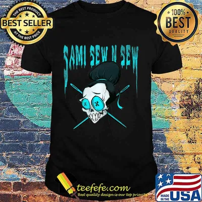 Sami Sew n Sew Skull Premium T-Shirt