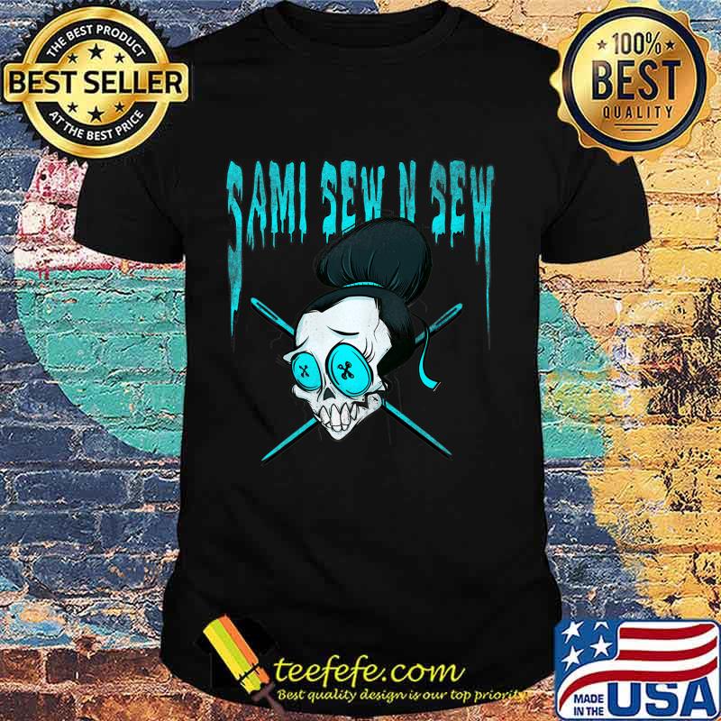 Sami Sew n Sew Skull Premium T-Shirt Sami Sew n Sew Skull Premium T-Shirt